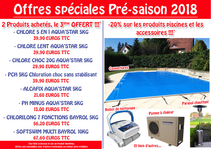 REMISE EN FONCTIONNEMENT PISCINES 2018