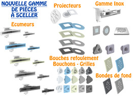 NOUVELLES PIÈCES A SCELLER COULEUR