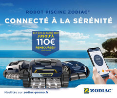 Robot piscine Zodiac : connecté à la sérénité