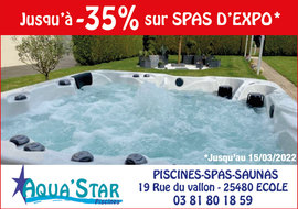 Jusqu'à -35% sur SPAS D'EXPO