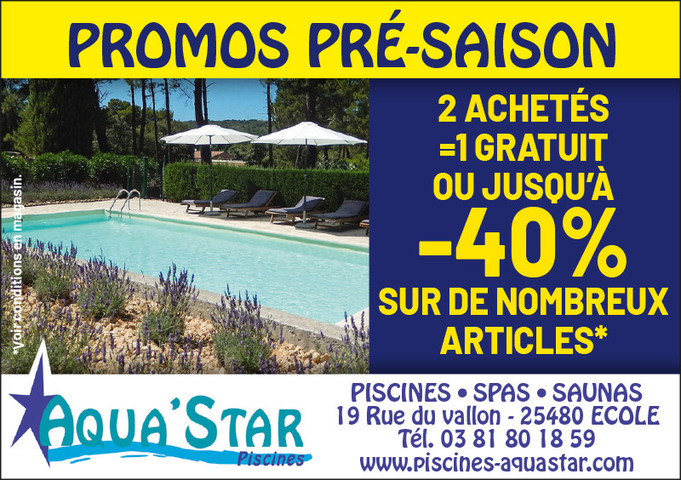 Promos pré-saison