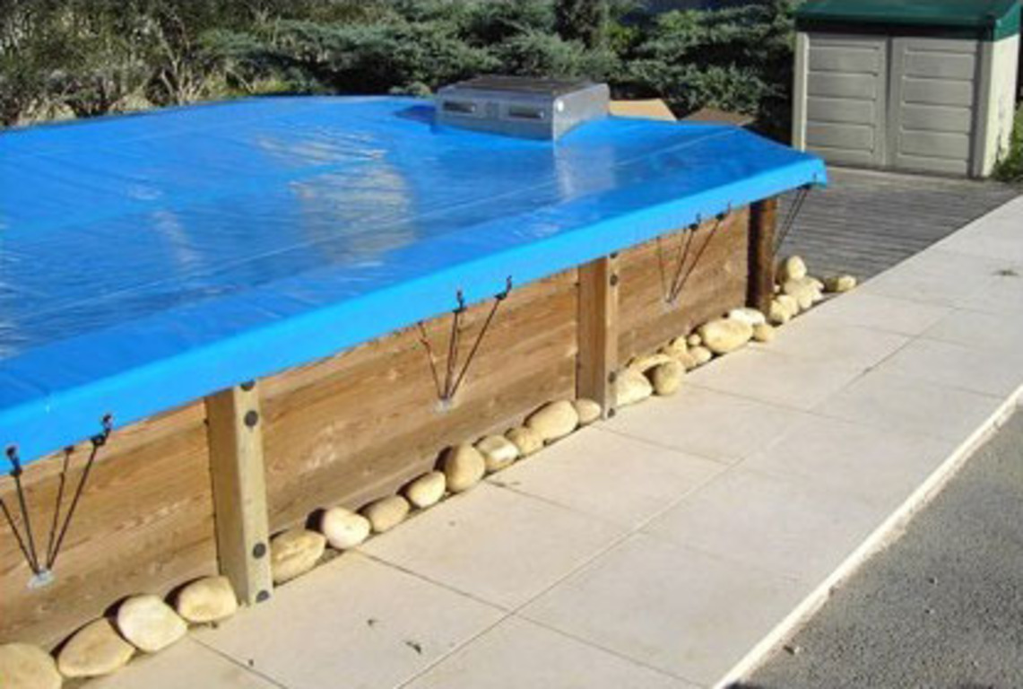 Bache hivernage piscine hors sol